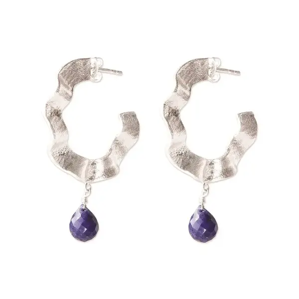 A Beautiful Story Oorbellen Ambitious Lapis Lazuli zilver | A Beautiful Story