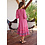 Jaase Midi Jurk Raspberry Romance Monday | Jaase