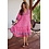 Jaase Midi Jurk Raspberry Romance Monday | Jaase