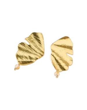 A Beautiful Story Oorbellen Exotic Citrine goud