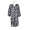 Bindi Midi Jurk Lola zwart-grijs | Bindi