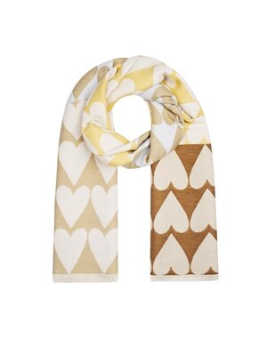  Sjaal pop of heart - Beige