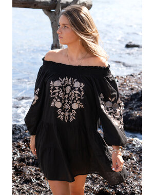 Ibzmode Tuniek Elena Bordado Black