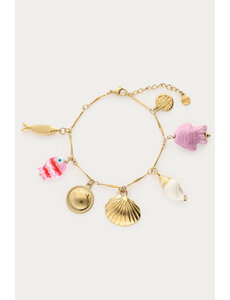 My Jewellery Mer bedelarmband met schelpen en vissen