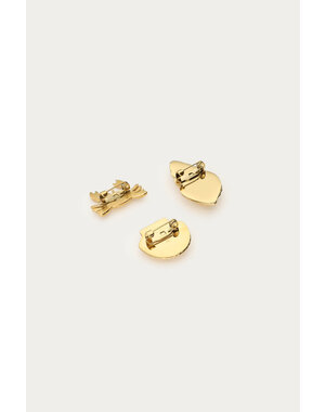 My Jewellery Fruits de Mer broche set Goud