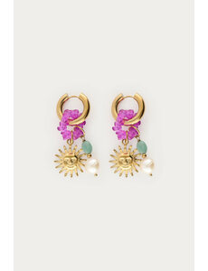 My Jewellery Mer oorringen met zon en kralen