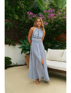Jaase Maxi Jurk Marine Stripe Endless Summer