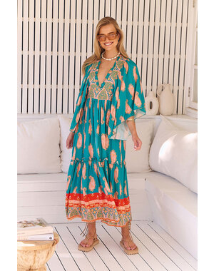 Jaase Lange Jurk Paisley Dreams Milos