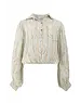 Ibzmode Blouse Briso Baroque Mint Print