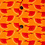 Chenaski Overhemd korte mouw Graphical Bird orange , red | Chenaski