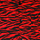 Chenaski Overhemd korte mouw Zebra red, black | Chenaski