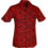 Chenaski Overhemd korte mouw Zebra red, black | Chenaski