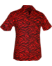 Chenaski Overhemd korte mouw Zebra red, black