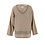 Ibzmode Shirt V-hals Raf zandkleur | IBZmode