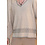 Ibzmode Shirt V-hals Raf zandkleur | IBZmode
