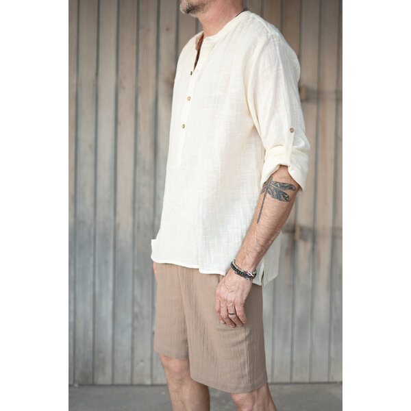 Ibzmode Blouse Pablo Plain Ecru | Ibzmode