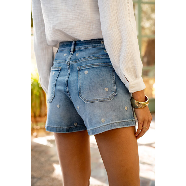 Jeans Short hearts | Onado