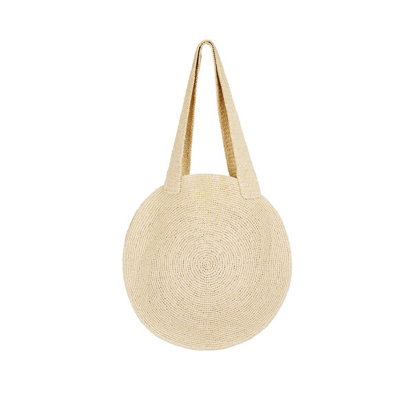 Ronde Beach shopper tas - Creme | Yehwang
