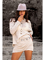 MOOST Wanted Boxy top Milou Licht Beige