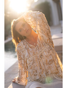 Ibzmode Blouse Kiki Paisley Sand