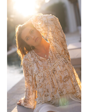 Ibzmode Blouse Kiki Paisley Sand