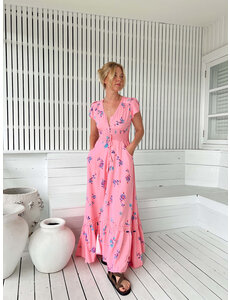 Jaase Maxi Jurk Wild Berry Romi