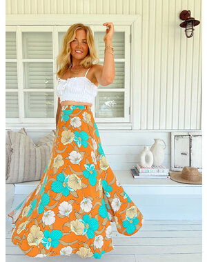 Jaase Maxi Rok Aqua Fields Rocky