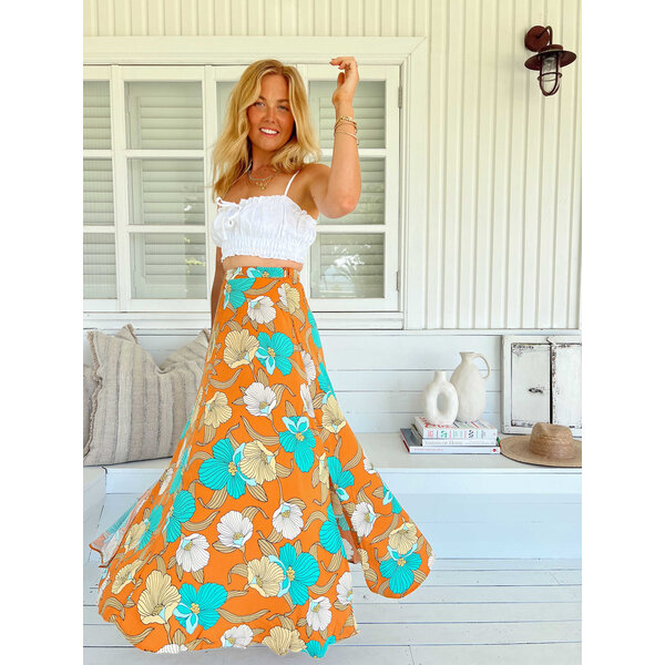 Jaase Maxi Rok Aqua Fields Rocky | Jaase