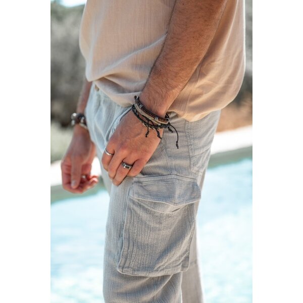 Ibzmode Cargo Pants Ché Light Blue | ibzmode