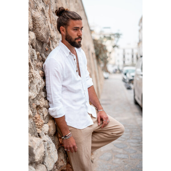 Ibzmode Blouse Andres Ché Light white | ibzmode