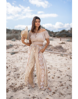 Ibzmode Pantalon Brisa Sun Natural print