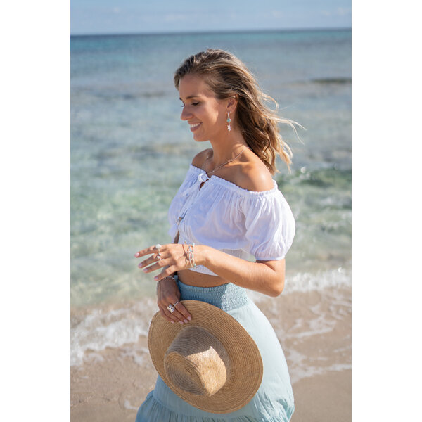 Ibzmode Top Gypsy Sun White | Ibzmode