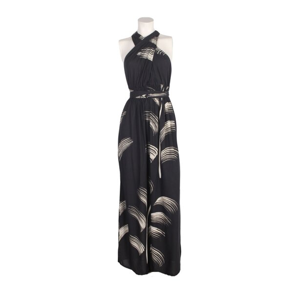 Bindi Lange jurk Ayuna palm -zwart | Bindi