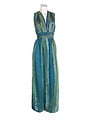 Bindi Lange jurk Ayuna tie-dye - mint turquoise