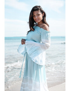 Ibzmode Top Flaired Ivy Waze Pale Blue