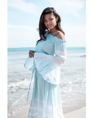 Ibzmode Top Flaired Ivy Waze Pale Blue