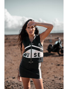 MOOST Wanted Motor gilet Mable zwart