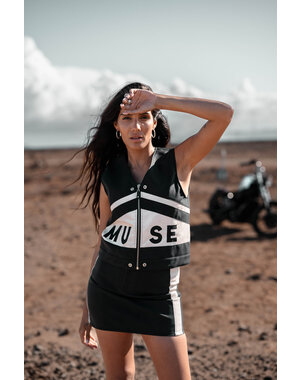 MOOST Wanted Motor gilet Mable zwart