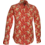 Chenaski Overhemd Paisley rust , grey , creme | Chenaski