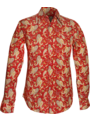 Chenaski Overhemd Paisley rust , grey , creme