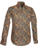 Chenaski Overhemd Paisley blue , creme , rust