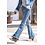 Flared Denim Jeans Cádiz Ruffled | Isla Ibiza Bonita