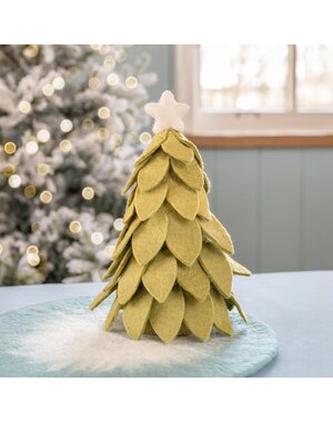 Sjaal met Verhaal Decoratie Kerstboom Lichtgroen