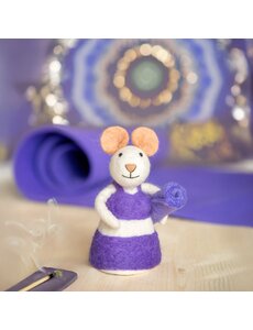 Sjaal met Verhaal Decoratie Muis Yogamuis