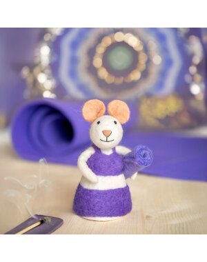 Sjaal met Verhaal Decoratie Muis Yogamuis