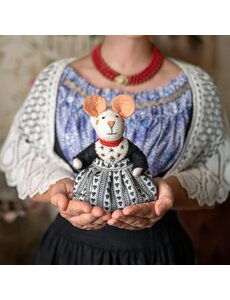 Sjaal met Verhaal Decoratie Muis Zeeuws Muisje