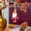 Sjaal met Verhaal Hanger Kabouter Indian Summer Burgundy | Sjaal met Verhaal