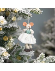 Sjaal met Verhaal Hanger Muis Kunstschaatster