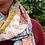 Sjaal met Verhaal Sarisjaal Patchwork Aardetinten | Sjaal met Verhaal