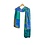 Sjaal met Verhaal Sarisjaal Patchwork Turquoisetinten | Sjaal met Verhaal